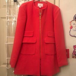 Red orange jacket
